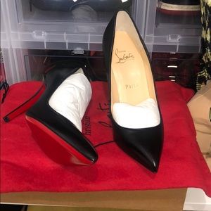 Christian Louboutin Pigalle 100MM Black Pumps